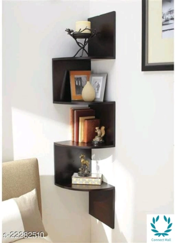 Classy Magazine & Newspaper Racks - LXHXB: 40X8X8X inch, Brown, Wooden, No. of shelves: 4